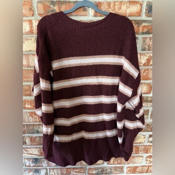 American Eagle Outfitters V-Neck striped sweater - Picture 3 of 9